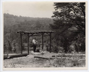 Sprint House Camp at Germantown Dam, 1936
