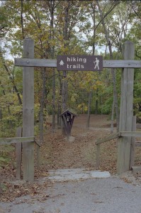 A hiking trail at Taylorsville
